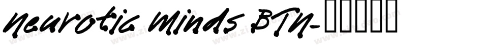 Neurotic Minds BTN字体转换